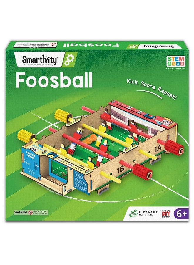 Smartivity Smartivity DIY Foosball Table for Kids Ages 6-7-8-9-10-11-12 Years I Indoor Scoccer Game | Birthday Gifts for Boys & Girls | STEM Science Toy for Kids Age 6-12 Years Old  - Image 1