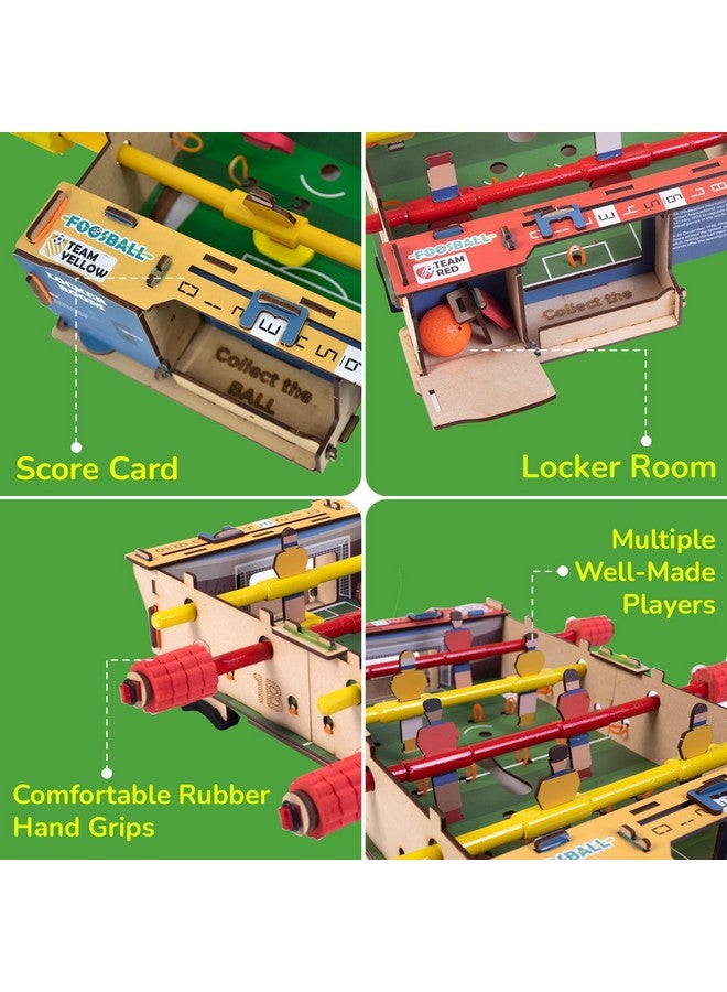 Smartivity Smartivity DIY Foosball Table for Kids Ages 6-7-8-9-10-11-12 Years I Indoor Scoccer Game | Birthday Gifts for Boys & Girls | STEM Science Toy for Kids Age 6-12 Years Old  - Image 5