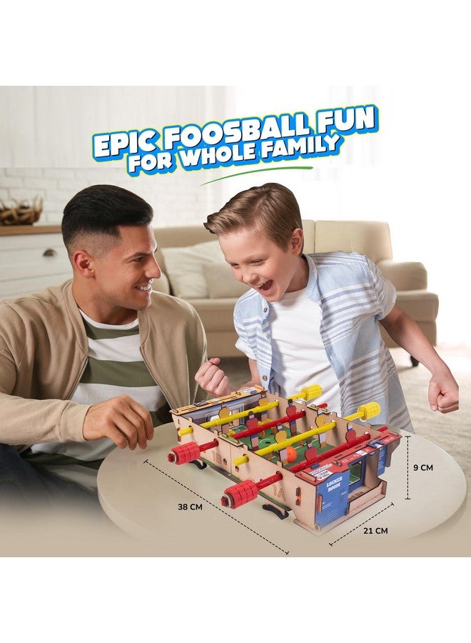 Smartivity Smartivity DIY Foosball Table for Kids Ages 6-7-8-9-10-11-12 Years I Indoor Scoccer Game | Birthday Gifts for Boys & Girls | STEM Science Toy for Kids Age 6-12 Years Old  - Image 3