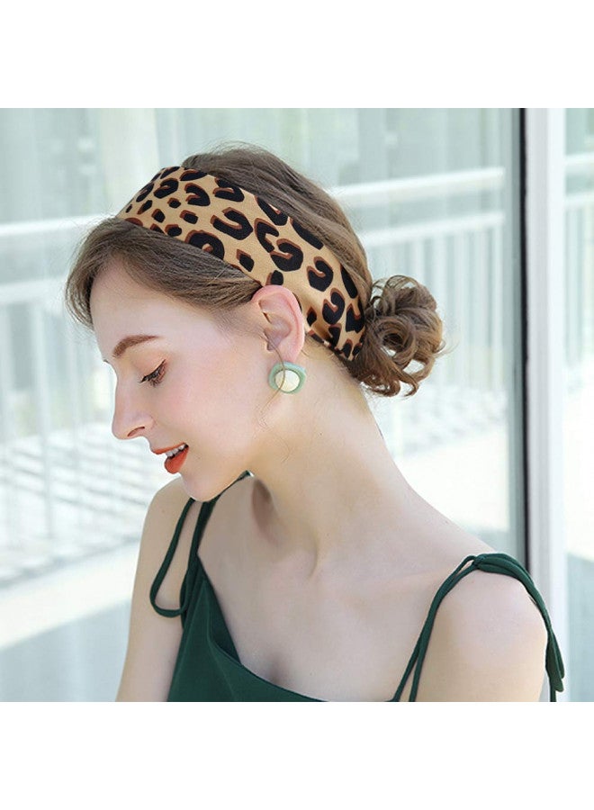 GERINLY Leopard Neck Tie Chic Skinny Scarf Hairband Stylish Purse Scarf Leopard Accessory (Color1) - Image 3
