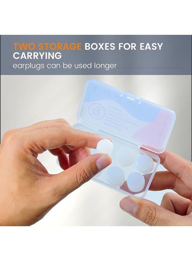 T NEWFUN Silicone Clay Silicone Clay Earplugs For Kids And Adults - Super Noise Cancelling, Waterproof Sleeping And Swimming Earplugs 3 Pack  - Image 3