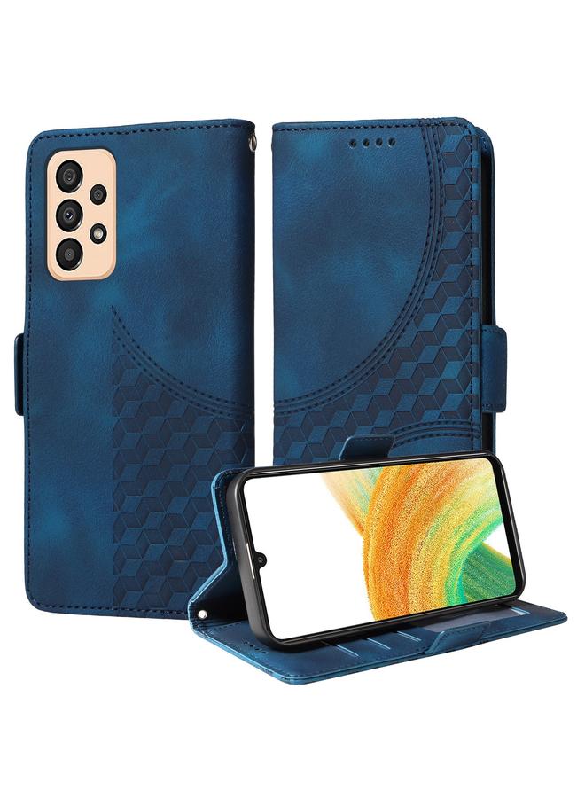 اس-توب جراب لهاتف Samsung Galaxy A33 5G، جراب جلدي منقوش عليه نجوم معينة - Image 1