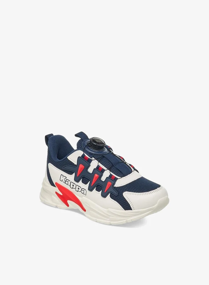 Kappa Boys Logo Print Rotating Buckle Sports Shoes