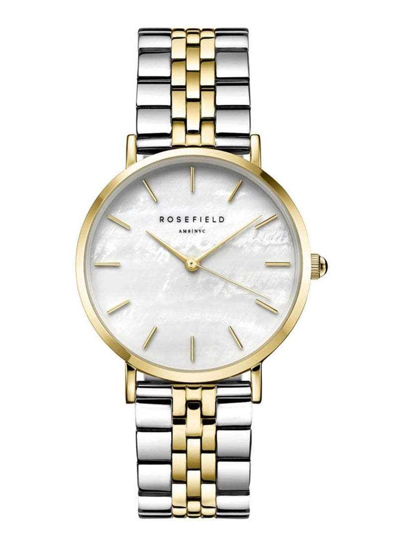 RoseField Women's Upper East Side Duotone Stainless Steel Band Watch UWDSSG-U30  - Image 1