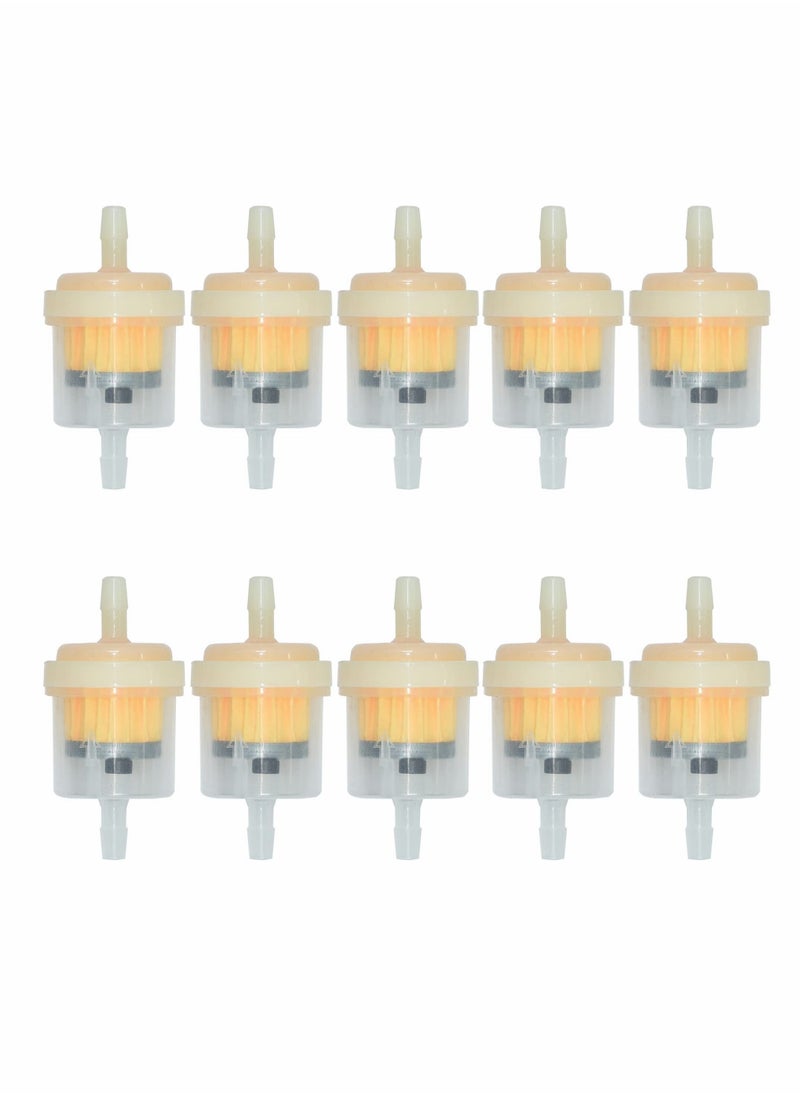 Excefore Universal Gas Inline Fuel Filters with Magnet for Motorcycle ATV Quad Go Karts Accessories 3/16 Inch (Pack of 30)  - Image 1
