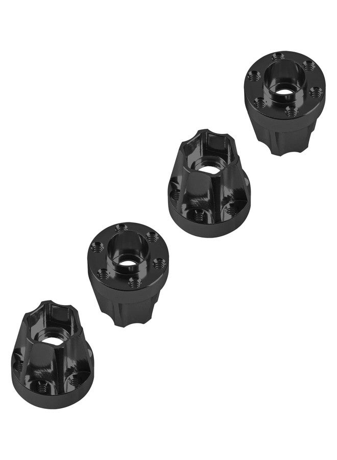 Vgoohobby Metal RC 12mm Wheel Hex Hub Extension Combiner Compatible with 1.9/2.2inch Wheel Rim Axial SCX10 Traxxas TRX4 D90 1/10 RC Crawler (12mm, Black) - Image 3