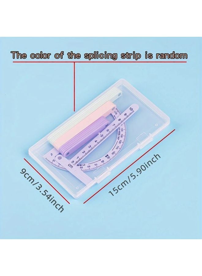 18 Pcs Magnetic Geometry Learning Set With Protractors For Math Shape Exploration - Image 4