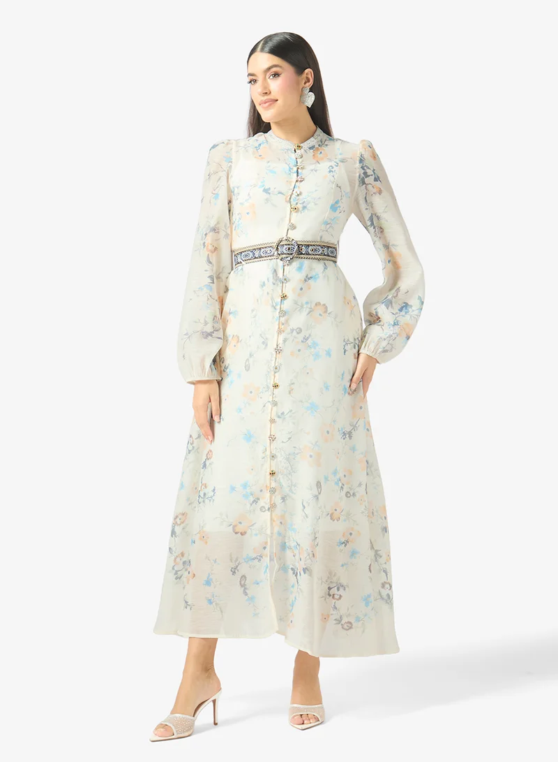 Khizana Floral Print Dress