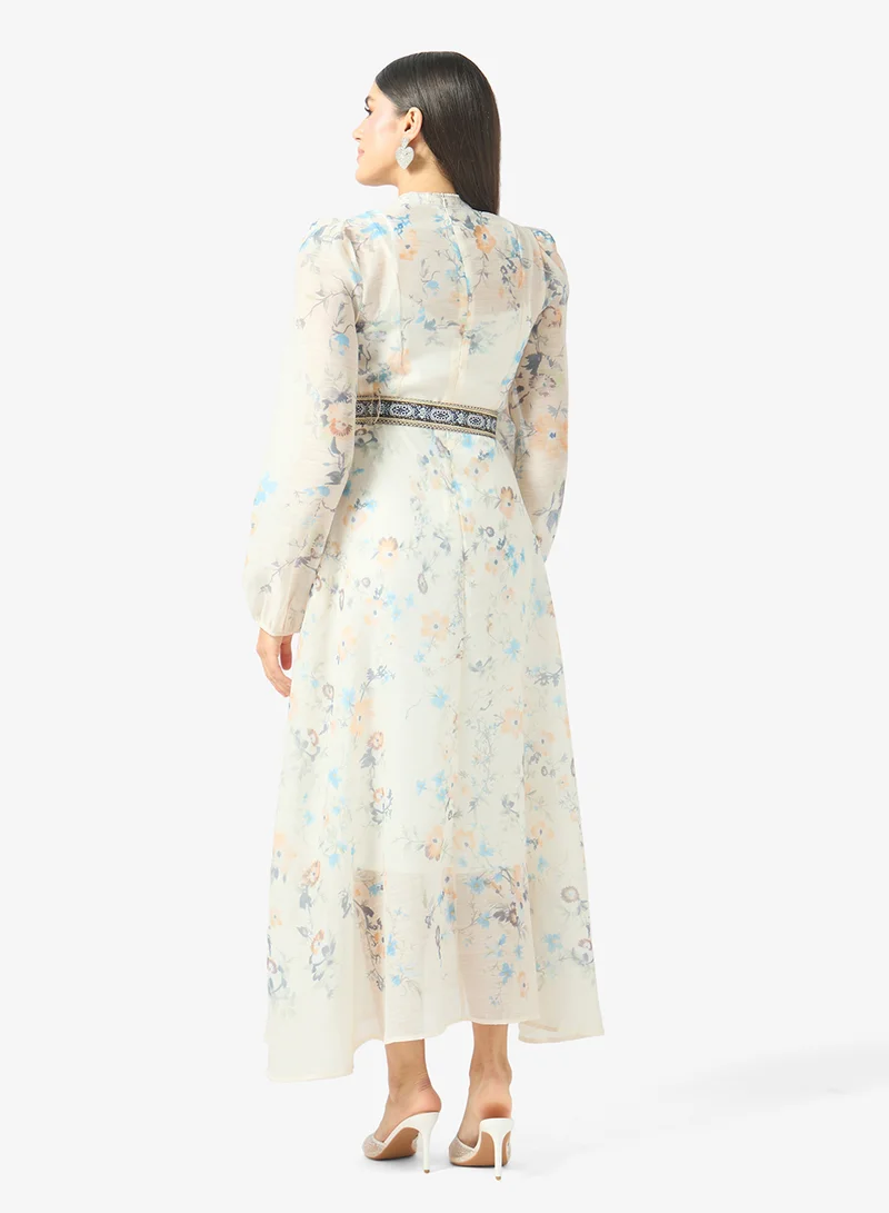 Khizana Floral Print Dress