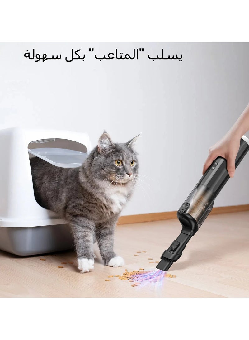 عام مكنسة كهربائية متعددة الوظائف، محمول لاسلكي، مساعد تنظيف سيارات، سهل قول وداعا لغبار السيارة - Image 3