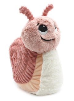 Les Deglingos Speedou the Snail Plush Toy - Fastest Snail Soft Toy for Infants, Hidden Baby Snail, Eco-Friendly, Machine Washable  - Image 1