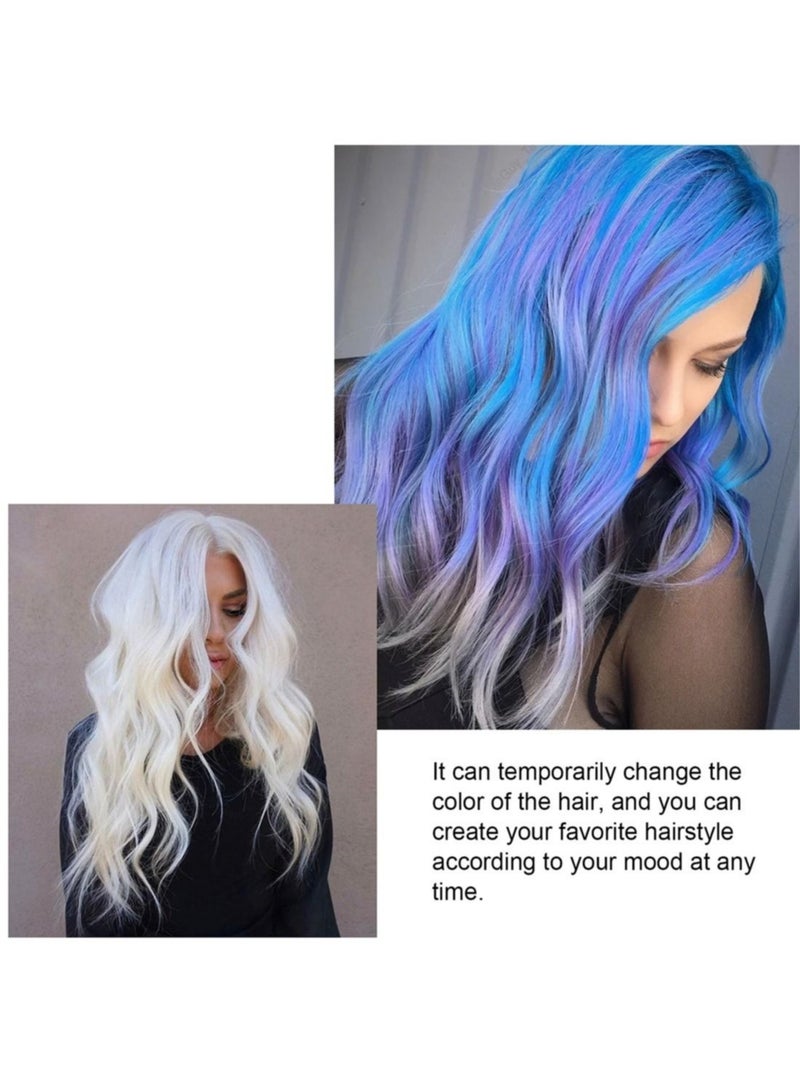 شمع تلوين الشعر EELHOE يدوم طويلاً، خفيف، سهل التطبيق، صبغة شعر طبيعية مؤقتة، كريم تصفيف قابل للغسل، لون شعر فوري، تصفيف شعر DIY، رائع للحفلات، الكوسبلاي، وفعاليات الموضة 30 مل - Image 4