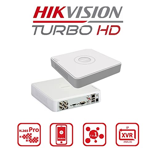 HIKVISION 4 Channel DVR 1080P Lite H.265+ DVR DS-7104HGHI-K1 Without Hard Drive White - Image 2