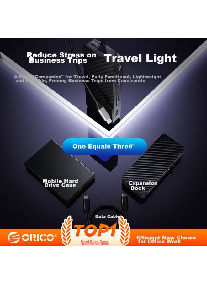 Orico Orico Hard Drive Dock, M.2 Nvme/sata Dual Protocol Ssd Enclosure, Usb3.2 High-speed Expansion Dock, Type-c To Hdmi Adapter, Compatible With Mac Computers, Om28pr  - Image 2