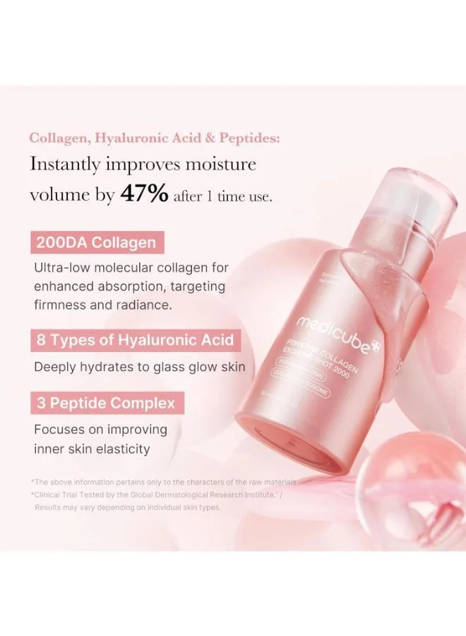 Medicube  Pdrn Pink Exosome Shot Serum 2000 30ml for Women | Best Price UAE