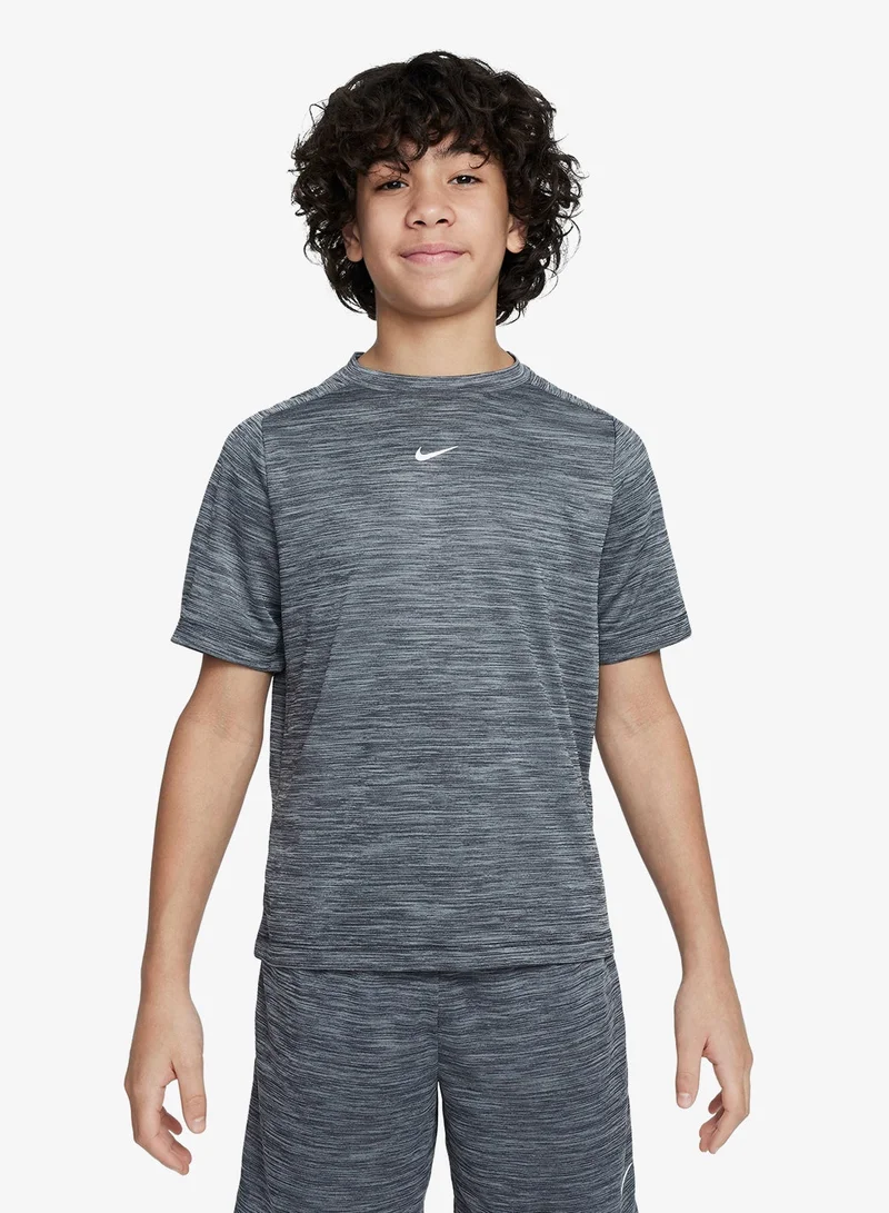 Nike B NK DF MULTI SS  TOP LBR HTHR