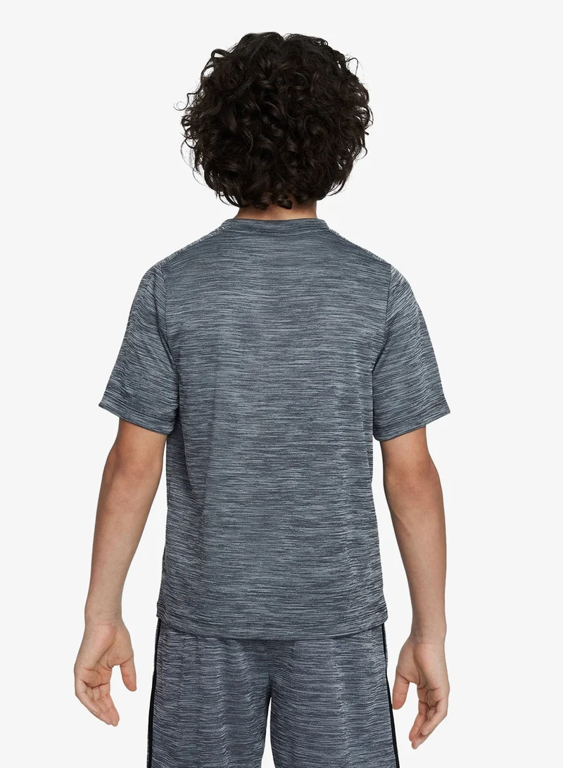 Nike B NK DF MULTI SS  TOP LBR HTHR