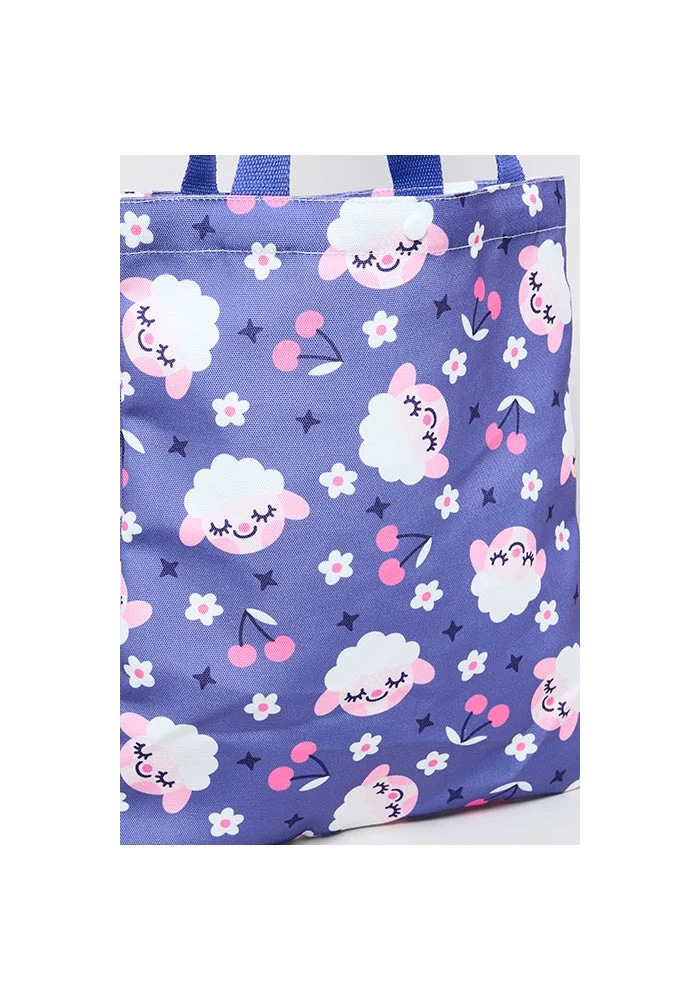 R&b  Printed Canvas Shoulder Bag for Women | Best Price UAE