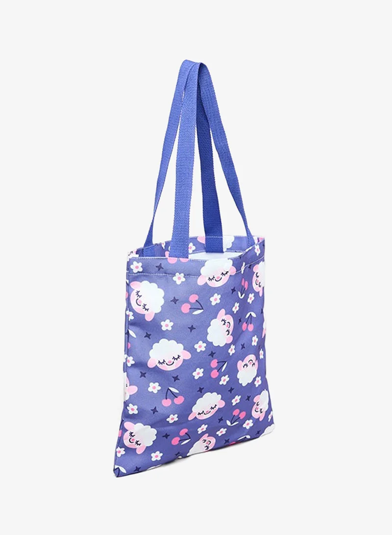 R&b  Printed Canvas Shoulder Bag for Women | Best Price UAE