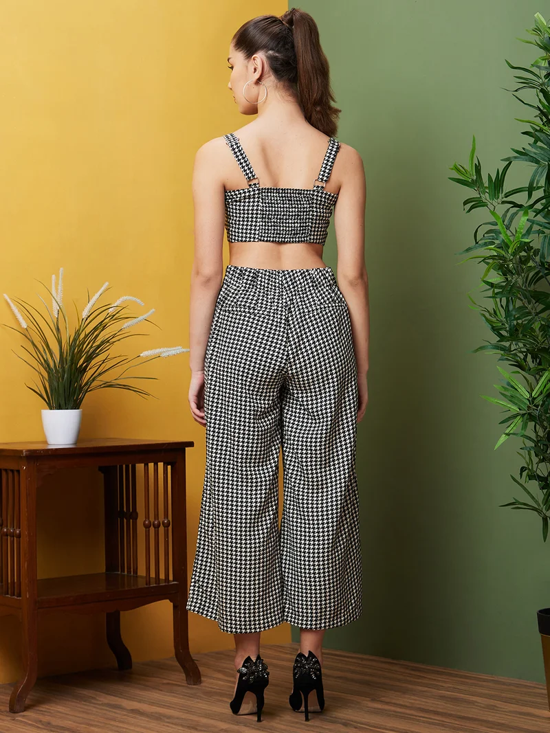 globus Women Printed Shoulder Straps Casual Co-Ord Set