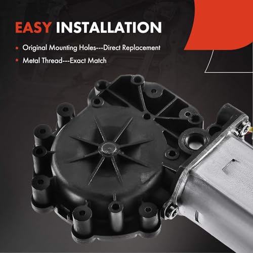 A-Premium Front Right Power Window Lift Motor Compatible with Honda Civic 1996-2000 (2-Door Only), Accord 1998-2002 (2-Door Only), Passenger Side, Replace# 04722S00A00, 72215S82A01 - Image 5