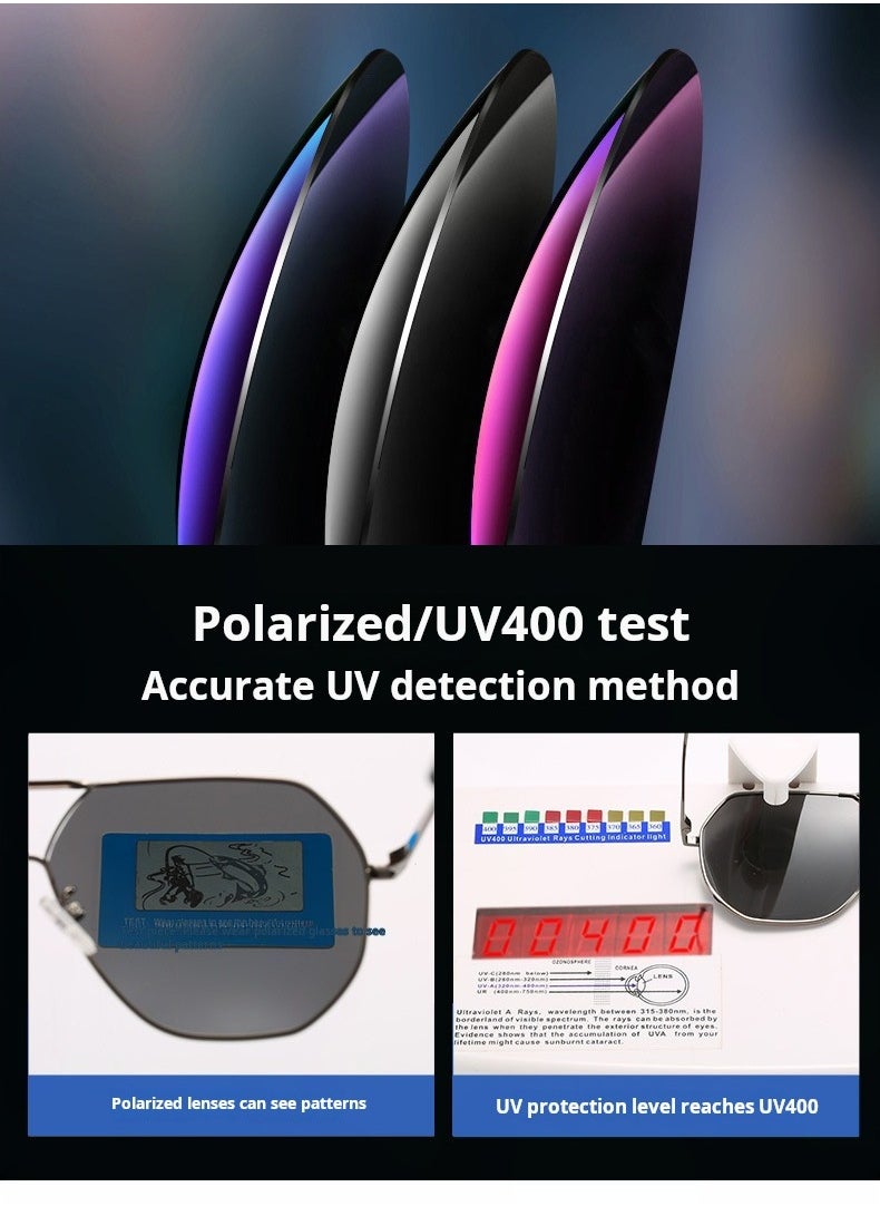 Generic - High Definition UV400 TAC Polarized Sunglasses for Men ，Superior UV Protection and Stylish Design - Image 1