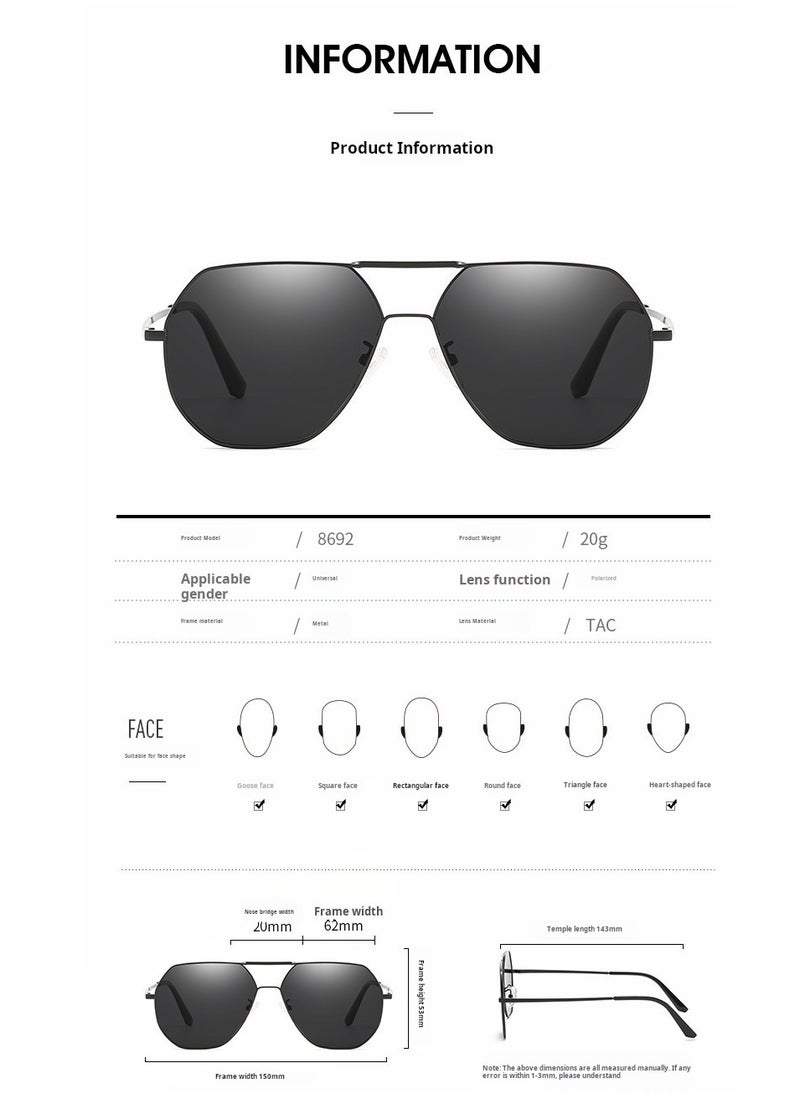 Generic - High Definition UV400 TAC Polarized Sunglasses for Men ，Superior UV Protection and Stylish Design - Image 1