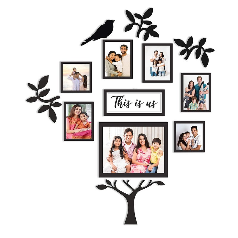 PAPER PLANE DESIGN Family Tree Collage Photo Frames for Wall Decor Set - Image 3