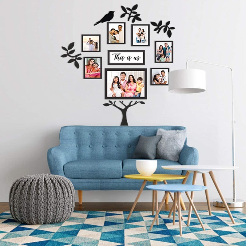 PAPER PLANE DESIGN Family Tree Collage Photo Frames for Wall Decor Set - Image 2