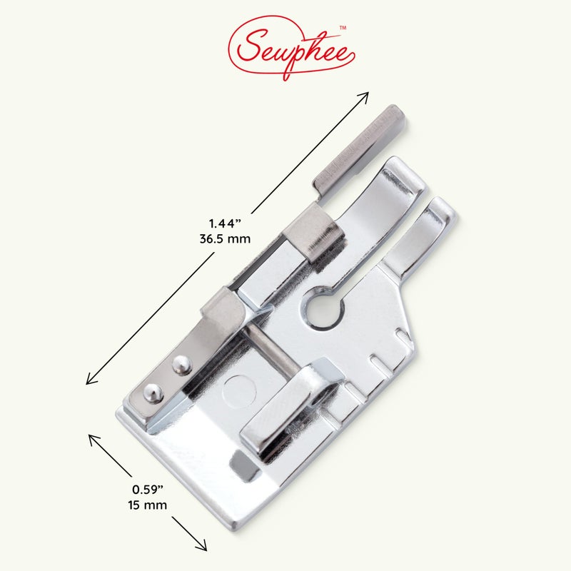 Sewphee Quarter Inch Snap On Quilting Foot with Guide â€“ Compatible Brother 1/4 Inch Quilting Foot for Most 7mm Low Shank Sewing Machines â€“ Fits Baby Lock, Brother, Janome, Singer - Image 5