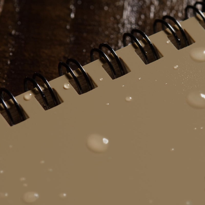 Rite in the Rain Weatherproof Top Spiral Notebooks, 3" x 5", Tan Cover, 3 Pack (No. 935T-3X) - Image 5