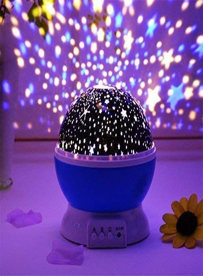 CBEX Star Projector Night Light for Kids, Romantic LED Moon Lamp 360 Degree Rotation 4 LED Bulbs 8 Light Color Changing with USB Cable, Best Gifts for Kids Baby Nursery Bedroom - Image 2