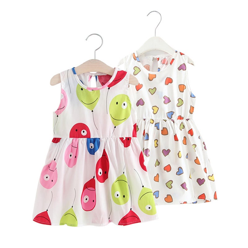 Spot Cotton Girls Summer Vest Skirt Children'S Clothing Korean Dress Girls Princess Skirt - Image 4
