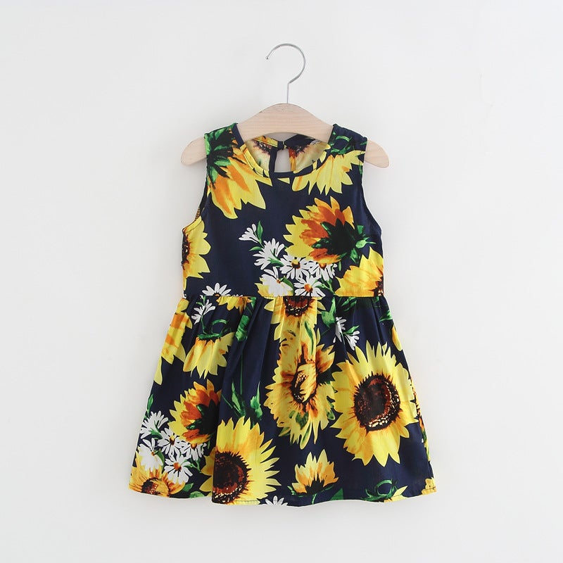 Spot Cotton Girls Summer Vest Skirt Children'S Clothing Korean Dress Girls Princess Skirt - Image 1
