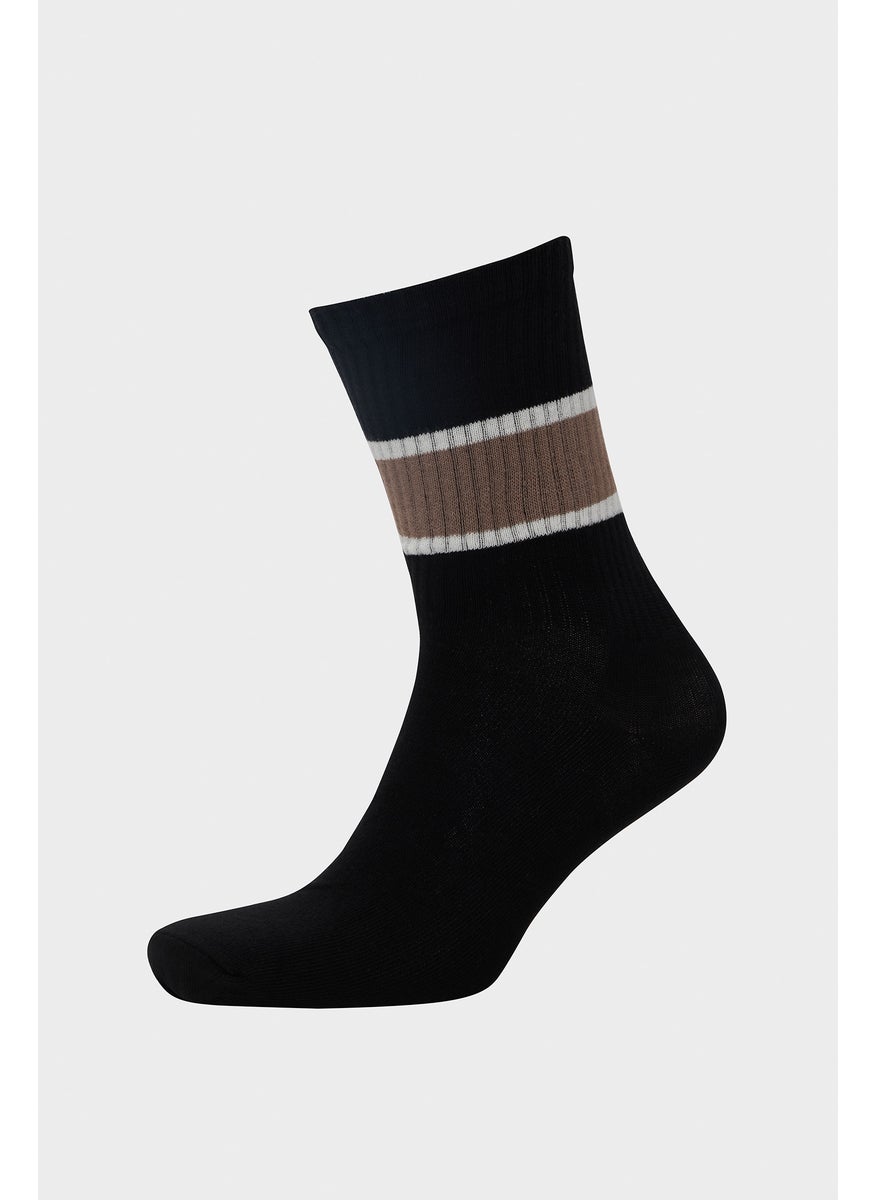 Man Man Comfortable Elastic 3 Piece Cotton Long Socks