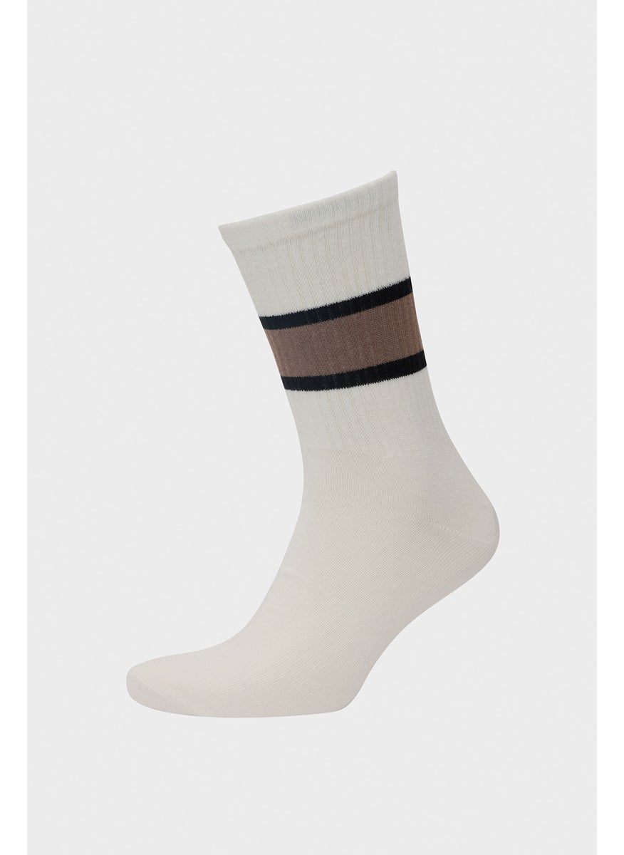 Man Man Comfortable Elastic 3 Piece Cotton Long Socks