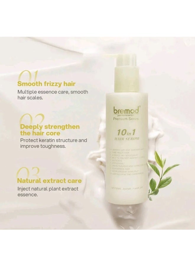 بريمود سيروم كريم الشعر بريمود بيرفورمانس بريميوم سيريز ١٠ في ١ - ٢١٠ مل | تصفيف وعلاج متعدد الاستخدامات - Image 2