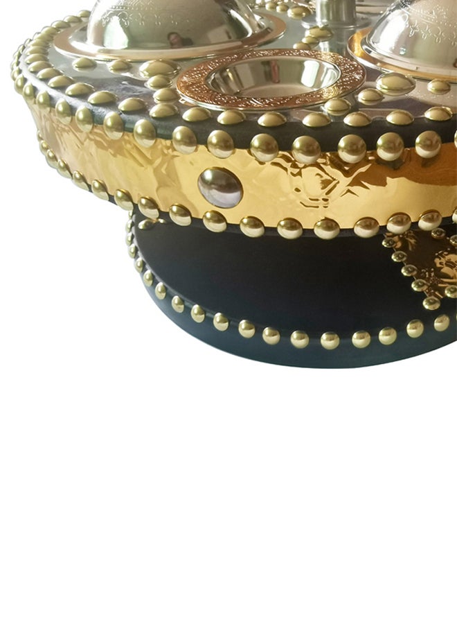 AL SANIDI Flexible stainless steel charcoal grill, Stainless steel mesh, Black, Size27*27*32 Cm - Image 5