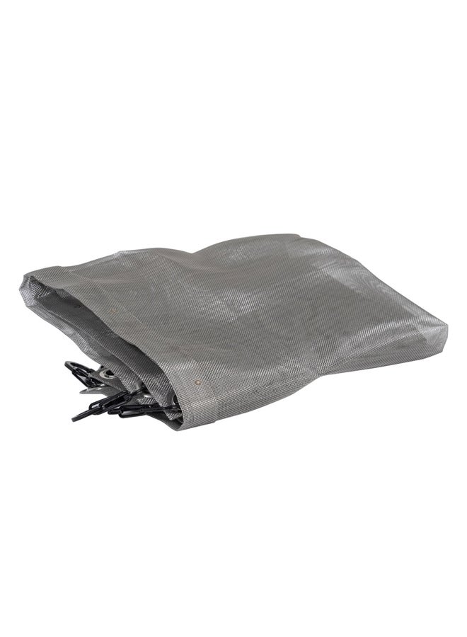 AL SANIDI Flexible stainless steel charcoal grill, Stainless steel mesh, Black, Size27*27*32 Cm - Image 3