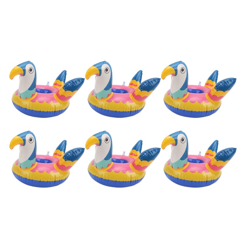10pcs Inflatable Drink Holder Portable Cute Bird Pool Party Cup Holders Floats Decoration - Image 2