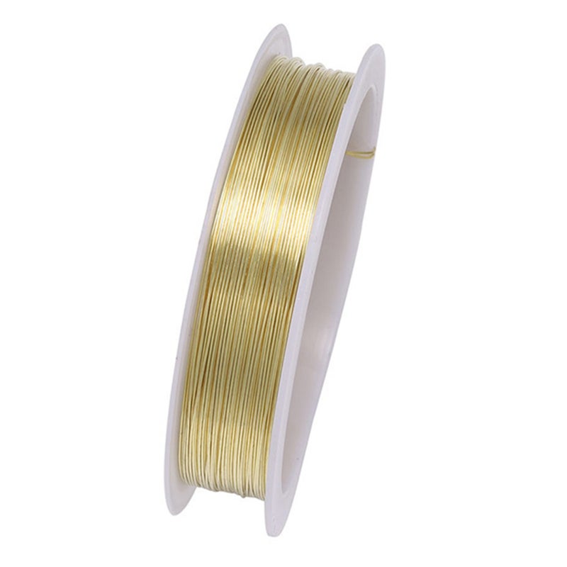 0.8mm Jewelry Beading Wire 8ft Strong Tarnish Copper Craft Wire for DIY Jewelry Necklace Bracelet Making - Image 1