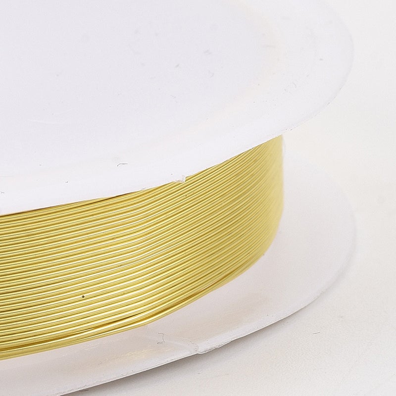 0.8mm Jewelry Beading Wire 8ft Strong Tarnish Copper Craft Wire for DIY Jewelry Necklace Bracelet Making - Image 4
