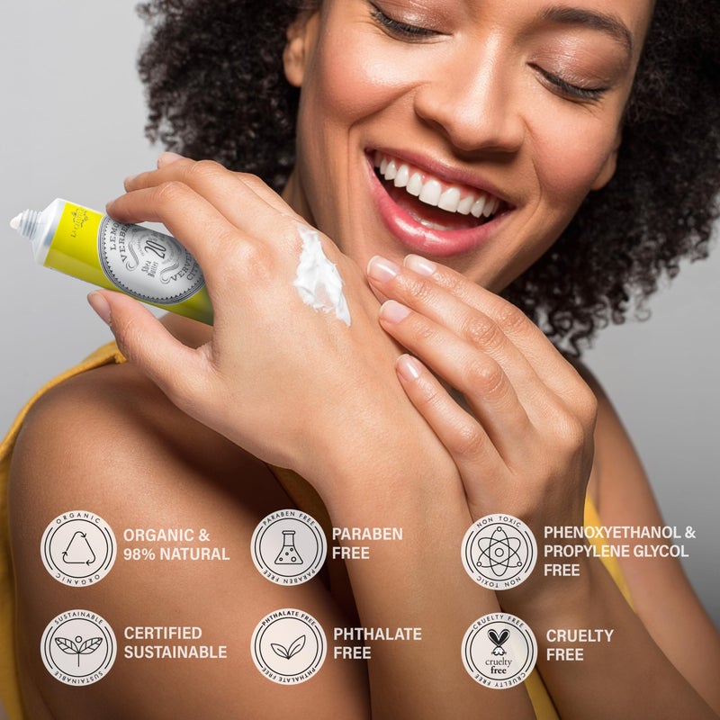 La Chatelaine 20% Shea Butter Hand Cream Travel Size, Organic Argan Oil, Moisturizing, Nourishing, Repairing, Extra-Rich Hand Lotion, Made in France, Paraben Free, 1 oz / 30ml (Lemon Verbena) - Image 3