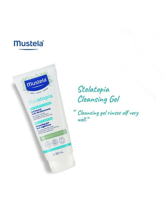 Mustela Stelatopia Baby Cleansing Gel With Organically Farmed Sunflower - 200ml - Image 5