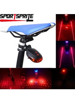 Techmaster Bicycle LED Tail Light Laser Stripe Rear Stop  - Image 3