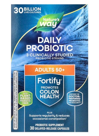 Fortify® Daily Probiotic Adults 50+ 30 Billion CFU 30 Delayed-Release Capsules - pzsku/ZF2236C6ABD48DB06F9EFZ/45/_/1731508858/f6a682a6-fb43-47bd-8d3c-a189ee2d9b60