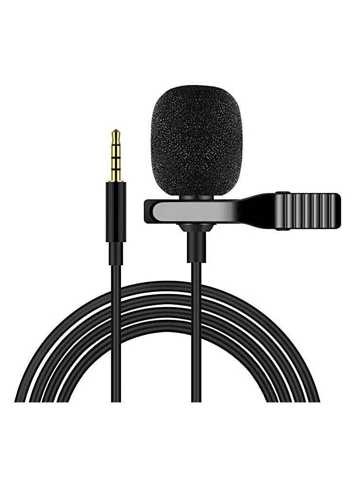 Jmary Professional Lavalier Lapel Microphone Omnidirectional Condenser Mic - Image 1