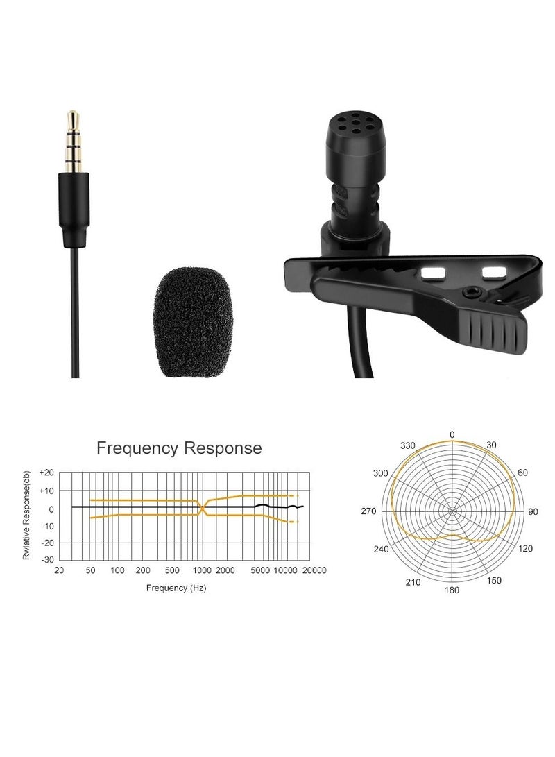 Jmary Professional Lavalier Lapel Microphone Omnidirectional Condenser Mic - Image 4