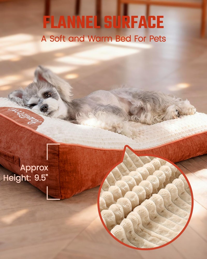 Pawccoli XL Dog Bed for Crate - Orthopedic Foam Crate Mat Large Comfy Flat Pet Beds with Removable Washable Cover, Suitable for Pet Up to 100 lbs(43''Ã—28''Ã—6'') - Image 5