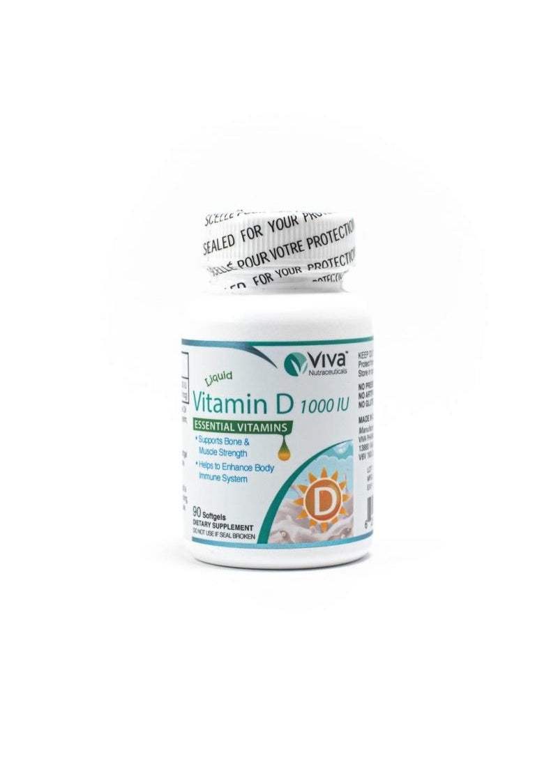 VIVA VITAMIN D 1000 IU CAP 90S